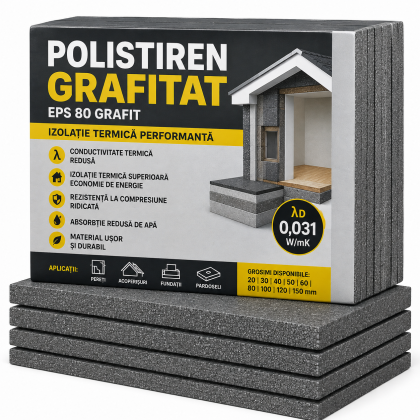 Polistiren Grafitat
